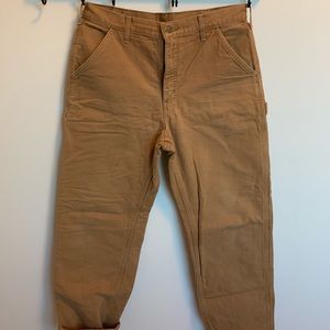 Lightly used Carhartt flannel  lined work pants